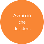 Avrai ciò che  desideri.