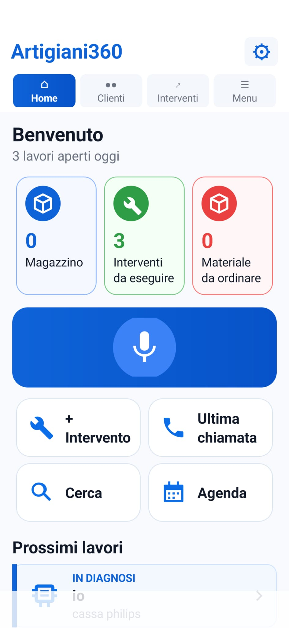 Schermata Artigiani 360